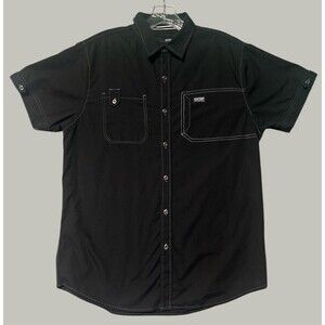 Most Official Seven M07 Men’s Shirt Medium Black Button Up Utility Style